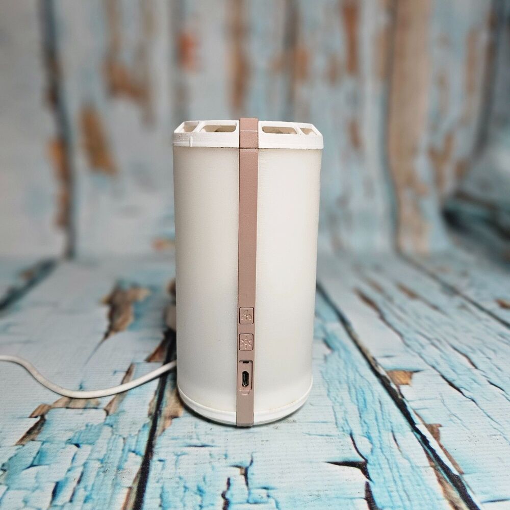 Scentsy Go Portable Fragrance System White Rose Gold Rechargeable Tested